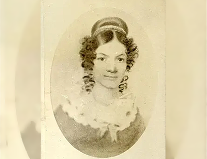 Head and shoulders portrait of Jane Johnston Schoolcraft